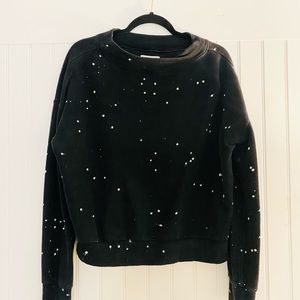 Anthropologie crop sweatshirt